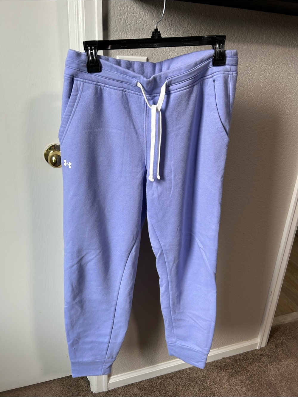 Under Armour Lavender Drawstring Jogger Pants